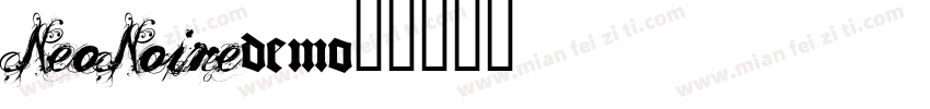 NeoNoire字体转换