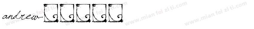 andrew字体转换