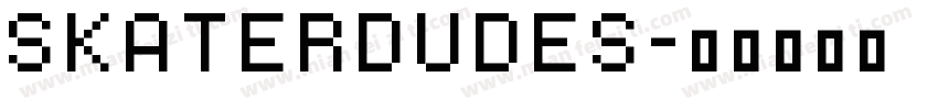 SKATERDUDES字体转换