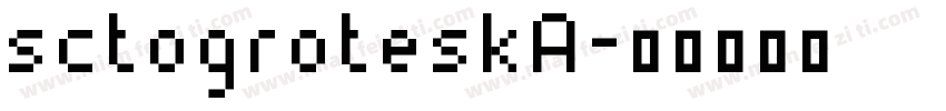 sctogroteskA字体转换
