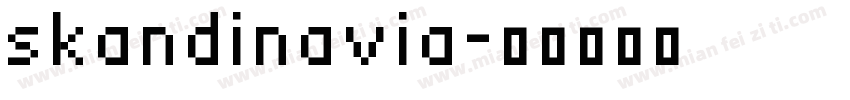 skandinavia字体转换