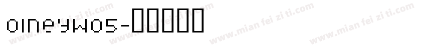 OlneyW05字体转换
