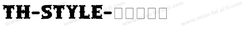TH-STYLE字体转换