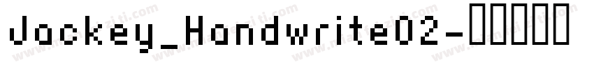 Jackey_Handwrite02字体转换