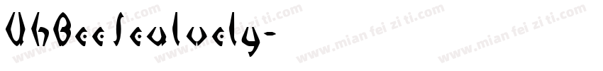 UhBeeSeulvely字体转换