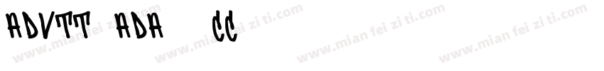AdvTT5ada87cc字体转换
