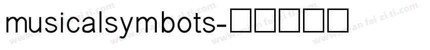 musicalsymbots字体转换