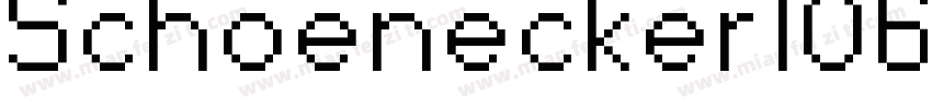 Schoenecker1066字体转换