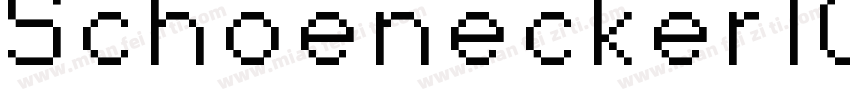 Schoenecker1066字体转换