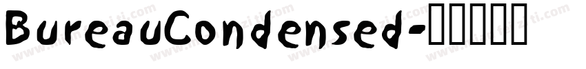 BureauCondensed字体转换