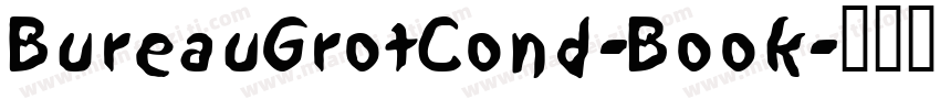 BureauGrotCond-Book字体转换