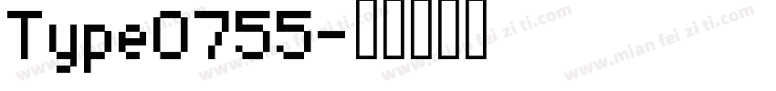 Type0755字体转换