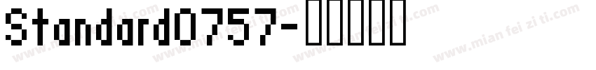 Standard0757字体转换
