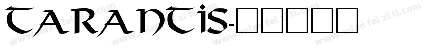 Tarantis字体转换