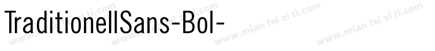 TraditionellSans-Bol字体转换