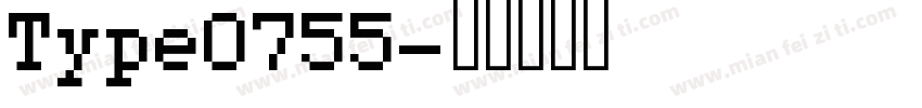 Type0755字体转换