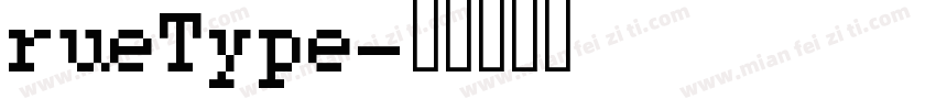 rueType字体转换
