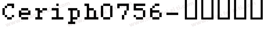 Ceriph0756字体转换