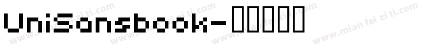 UniSansbook字体转换