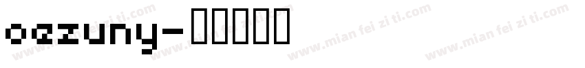 oezuny字体转换