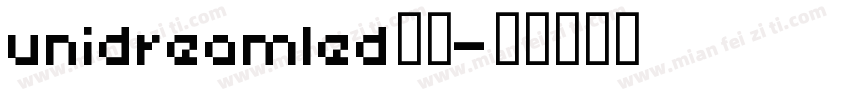 unidreamled液晶字体转换