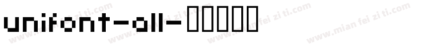 unifont-all字体转换