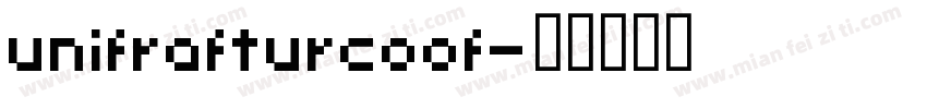 unifrafturcoof字体转换