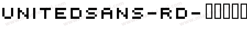 UNITEDSANS-RD字体转换