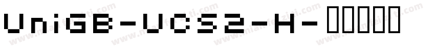 UniGB-UCS2-H字体转换
