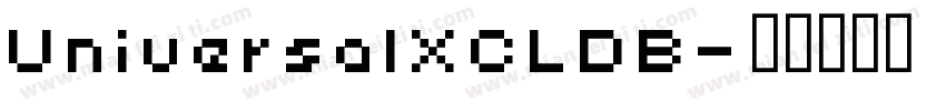 UniversalXCLDB字体转换