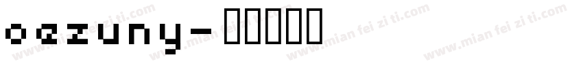 oezuny字体转换