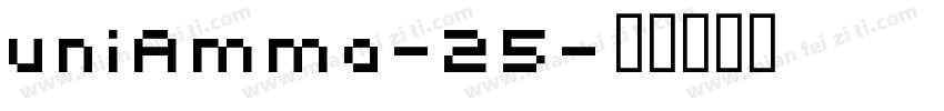 uniAmma-25字体转换