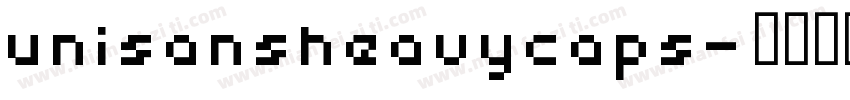 unisansheavycaps字体转换