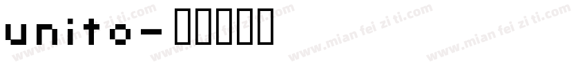 unito字体转换