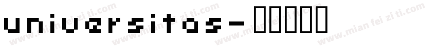 universitas字体转换