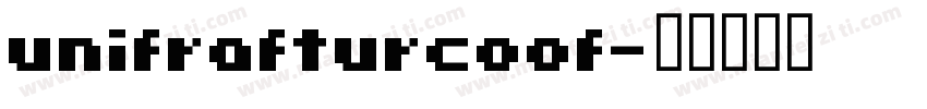 unifrafturcoof字体转换