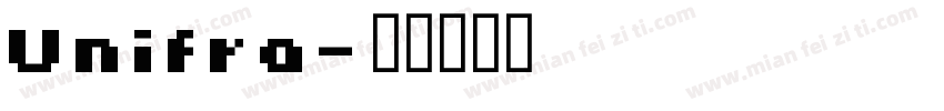Unifra字体转换