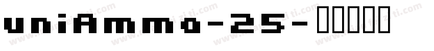 uniAmma-25字体转换
