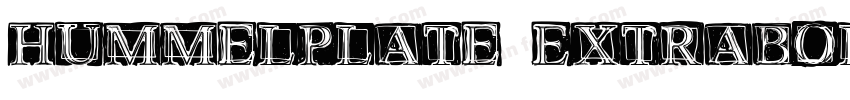 HummelPlate-Extrabold字体转换