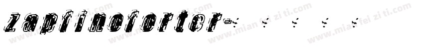 zapfinoforter字体转换