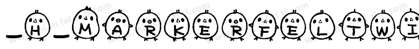 _H_MarkerFeltWide字体转换