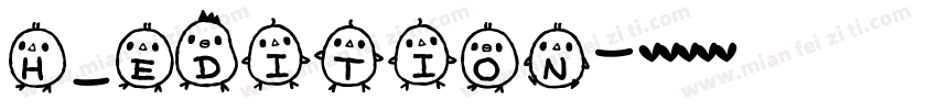 H_Edition字体转换