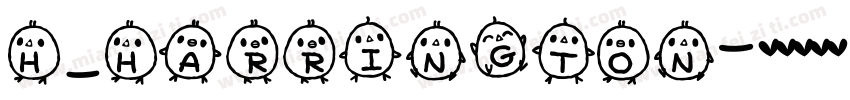 H_Harrington字体转换