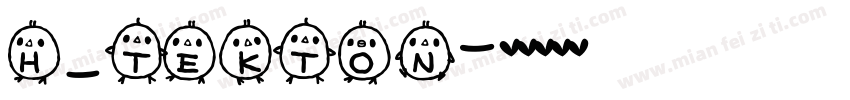 H_Tekton字体转换