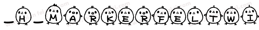 _H_MarkerFeltWide字体转换