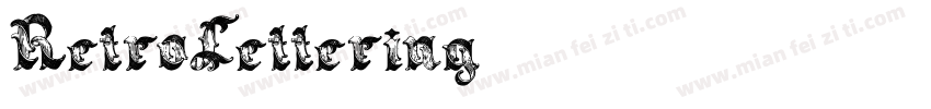 RetroLettering字体转换