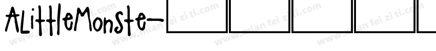 ALittleMonste字体转换