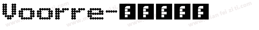 Voorre字体转换