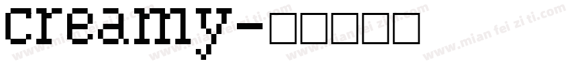 creamy字体转换
