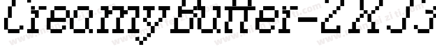 CreamyButter-2XJ3字体转换